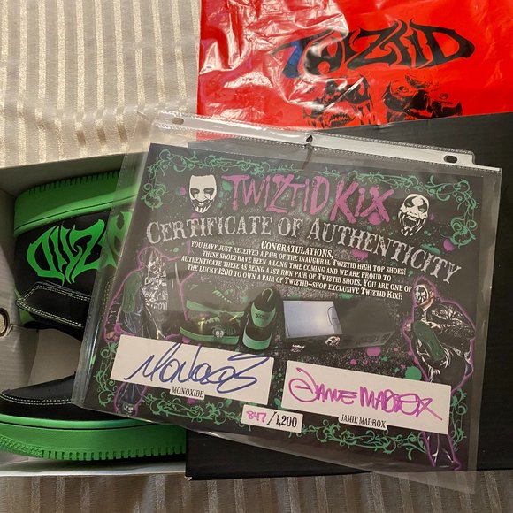 TWIZTID Shoes Size US 12 NEW with box and authentication signed. Limited to 1200 - Picture 2 of 15